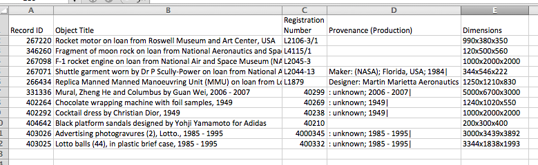 multiple data in cells