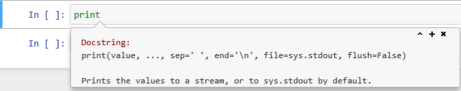 Print parameter information