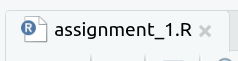 Screenshot showing the file name in the editor tab and it is black and there is no *